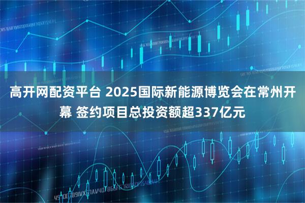 高开网配资平台 2025国际新能源博览会在常州开幕 签约项目总投资额超337亿元