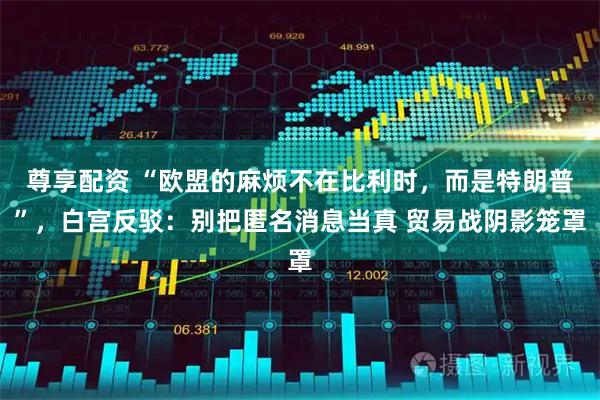 尊享配资 “欧盟的麻烦不在比利时，而是特朗普”，白宫反驳：别把匿名消息当真 贸易战阴影笼罩
