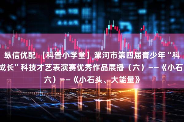 纵信优配 【科普小学堂】漯河市第四届青少年“科创筑梦 快乐成长”科技才艺表演赛优秀作品展播（六）——《小石头、大能量》